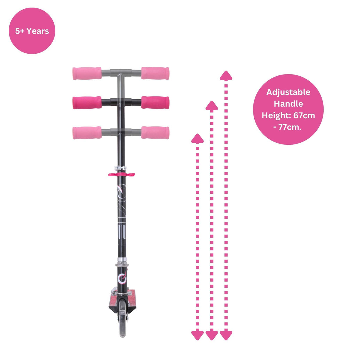 EVO Light Up Inline Scooter - Pink Scooters
