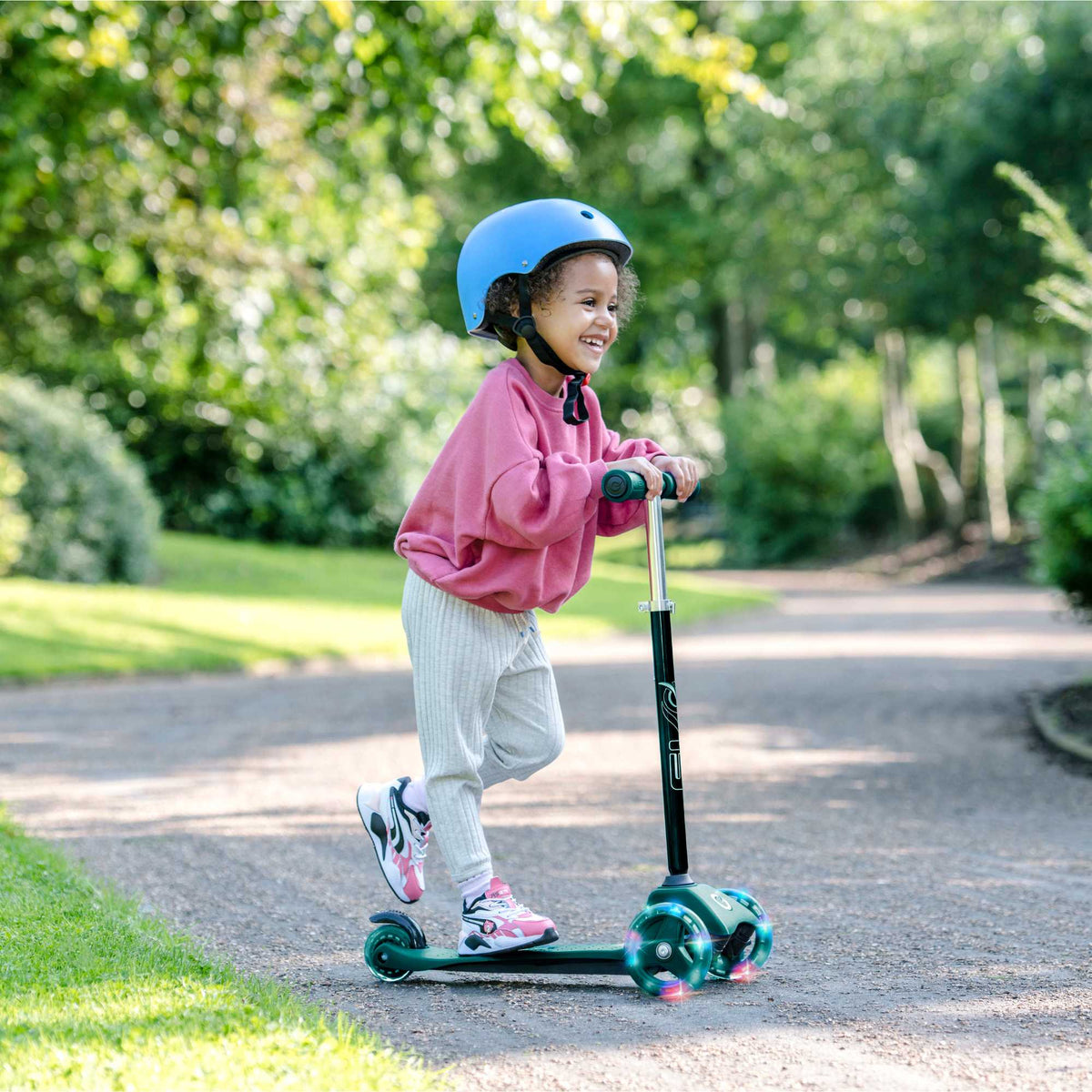 EVO Light Up Mini Cruiser Scooter  -  Green Scooters