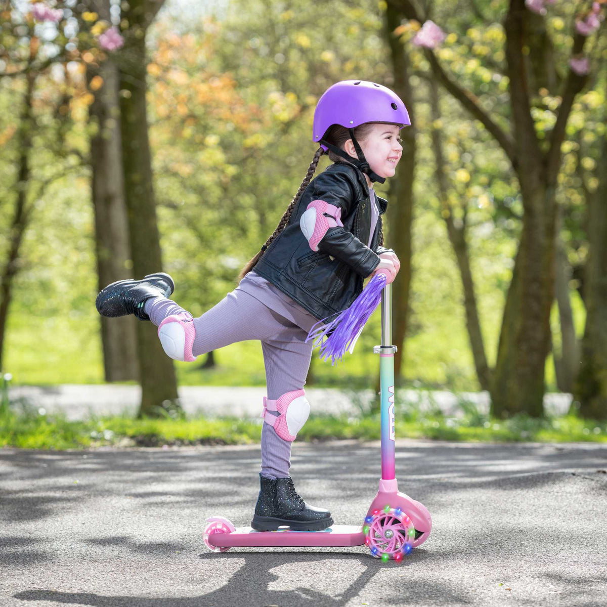 ATOM Eclipse Light-Up Scooter - Unicorn