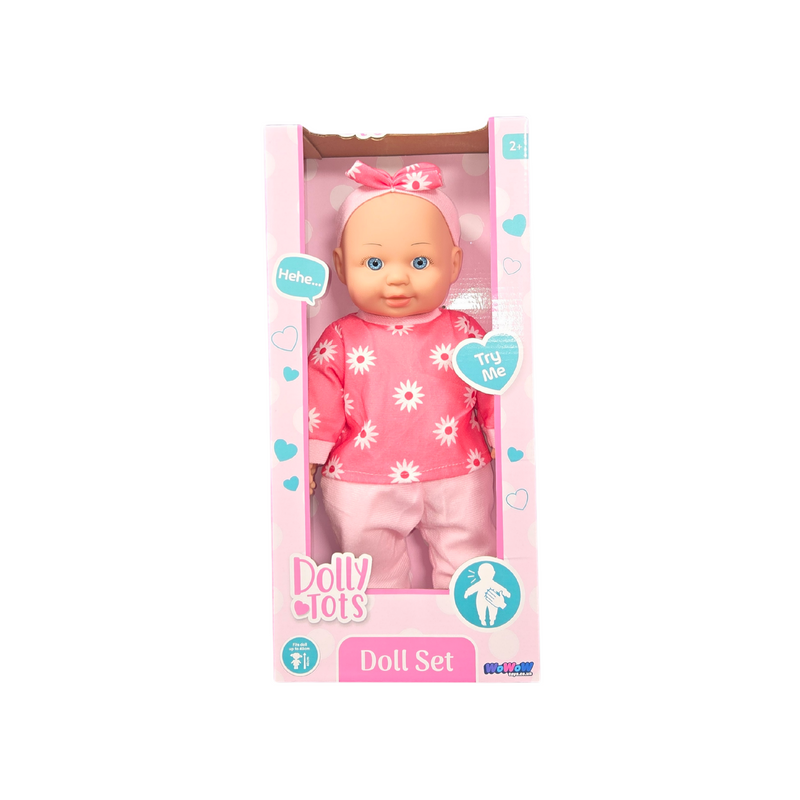Dolly Tots 40cm Daytime Doll - Soft Bodied Talking Doll