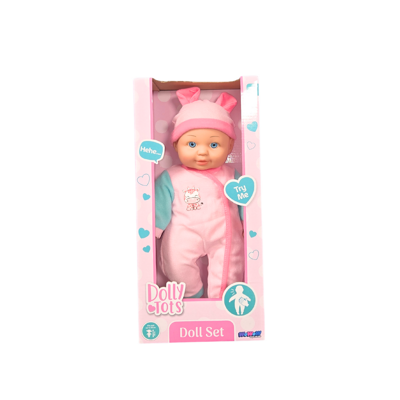 Dolly Tots 40cm Night-time Doll - Soft Bodied Talking Doll