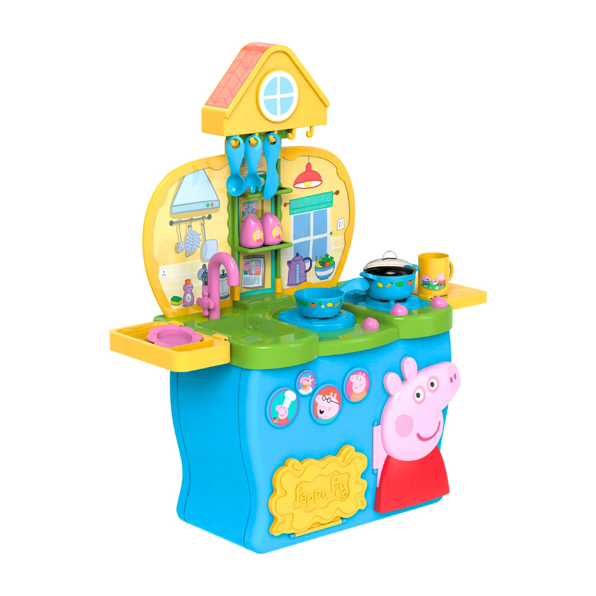 Peppa Pig Kitchen Playset - 19+ Accessories