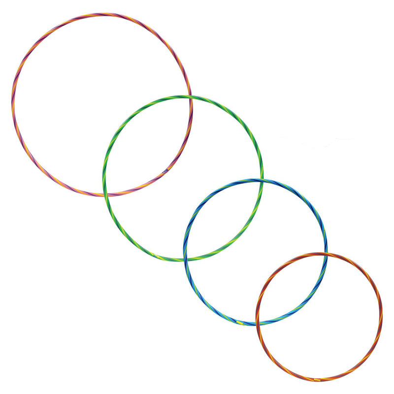 Rainbow Hula Hoops | Set of 4 Garden Toys & Games