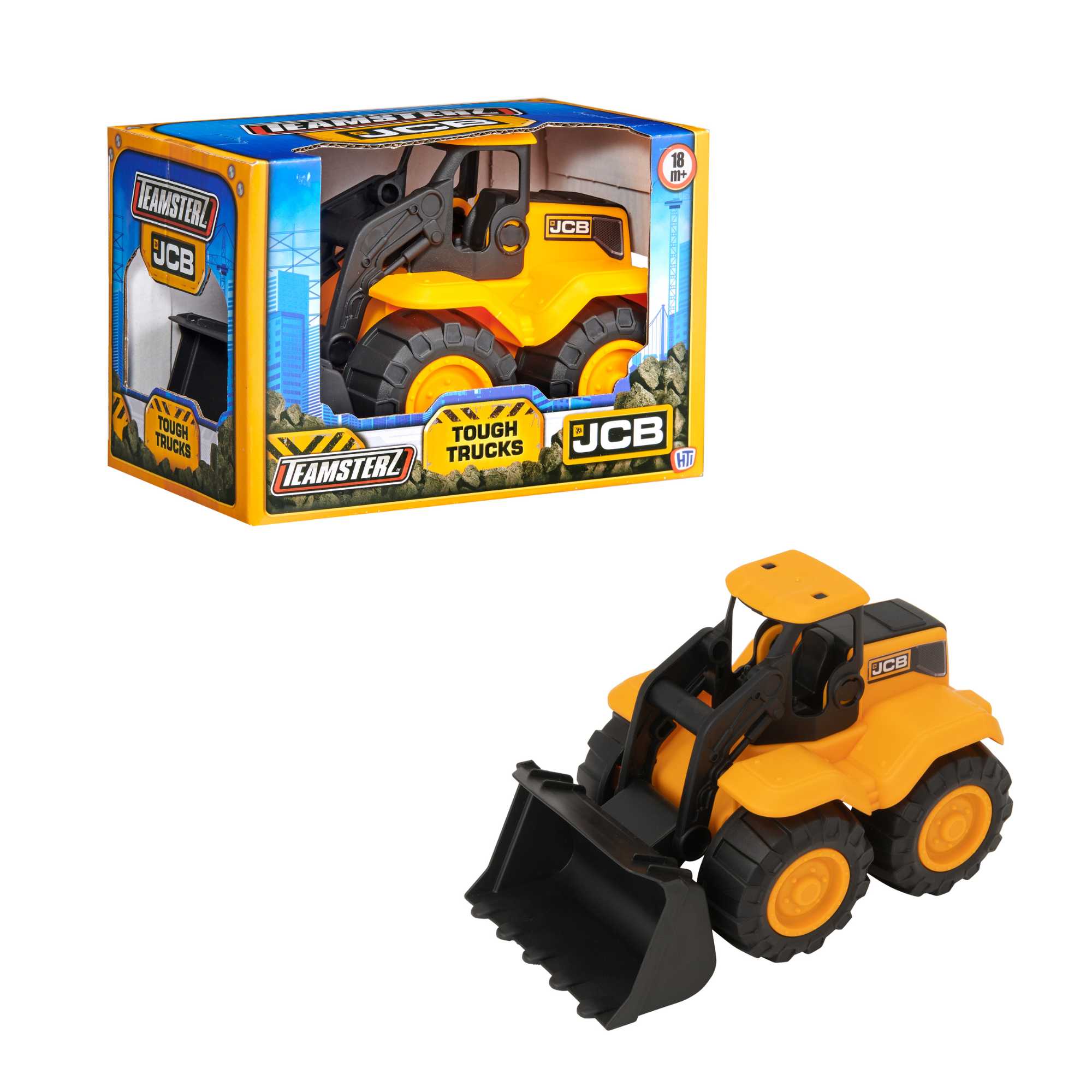 Teamsterz JCB 7" Wheel Loader Construction Truck Construction Vehicles