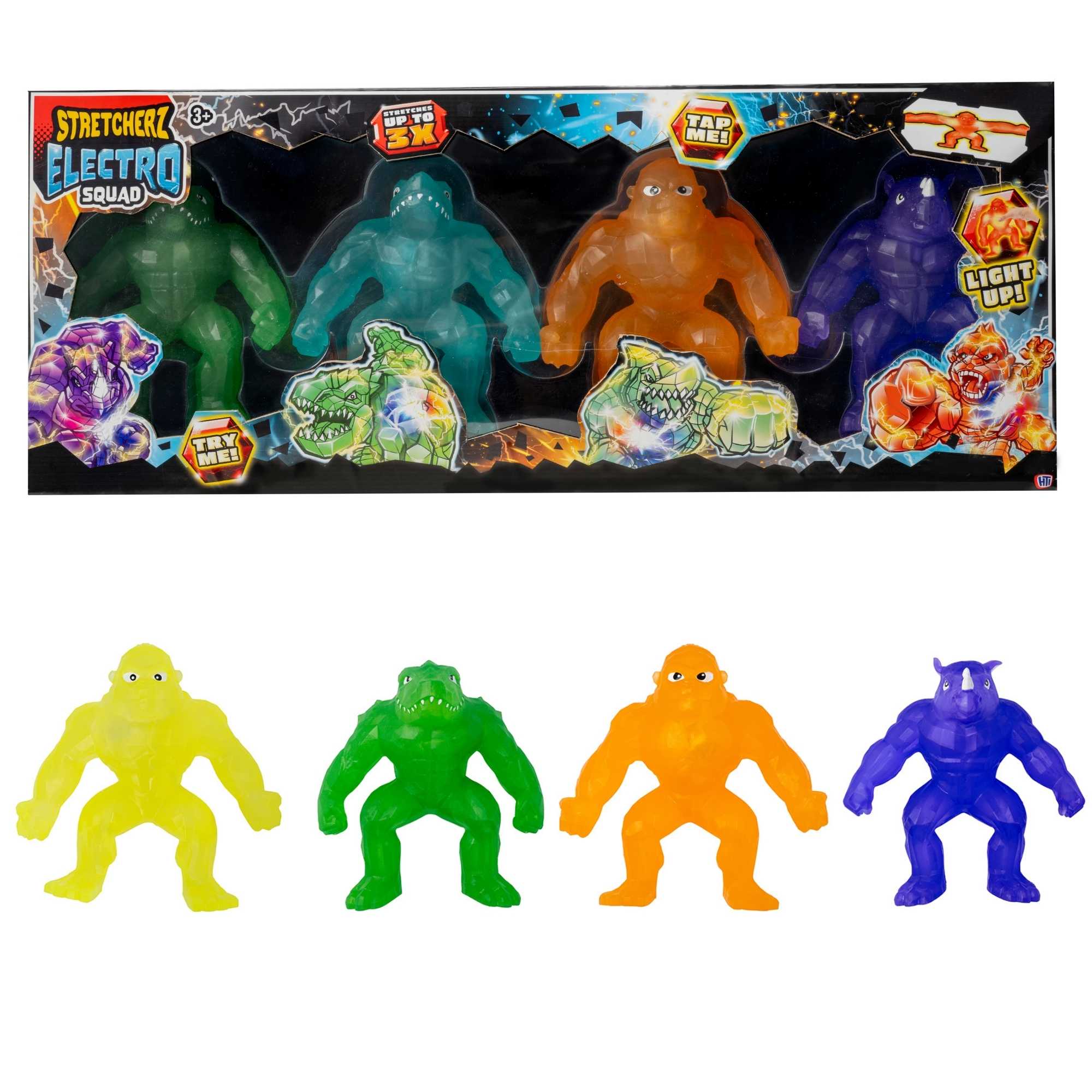 Stretcherz Electro Stretch Squad - 4 Pack Sensory Toys