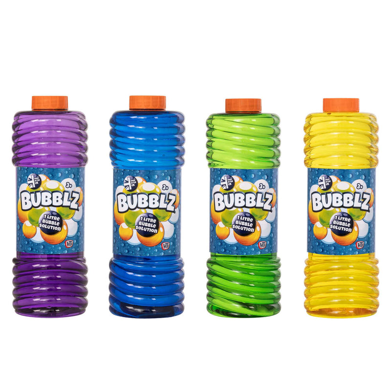 Bubblz 1Ltr. Bubble Solution Made From 100% Recycled Plastic Bubble Toys