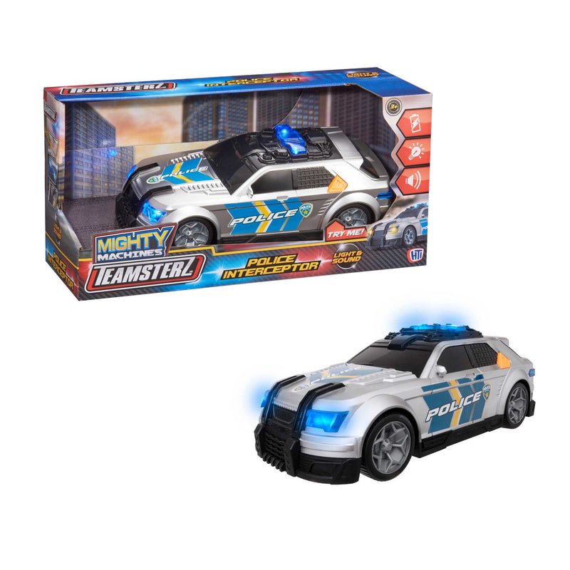 Teamsterz Mighty Machines Light & Sound Police Interceptor Car Cars & Transporters