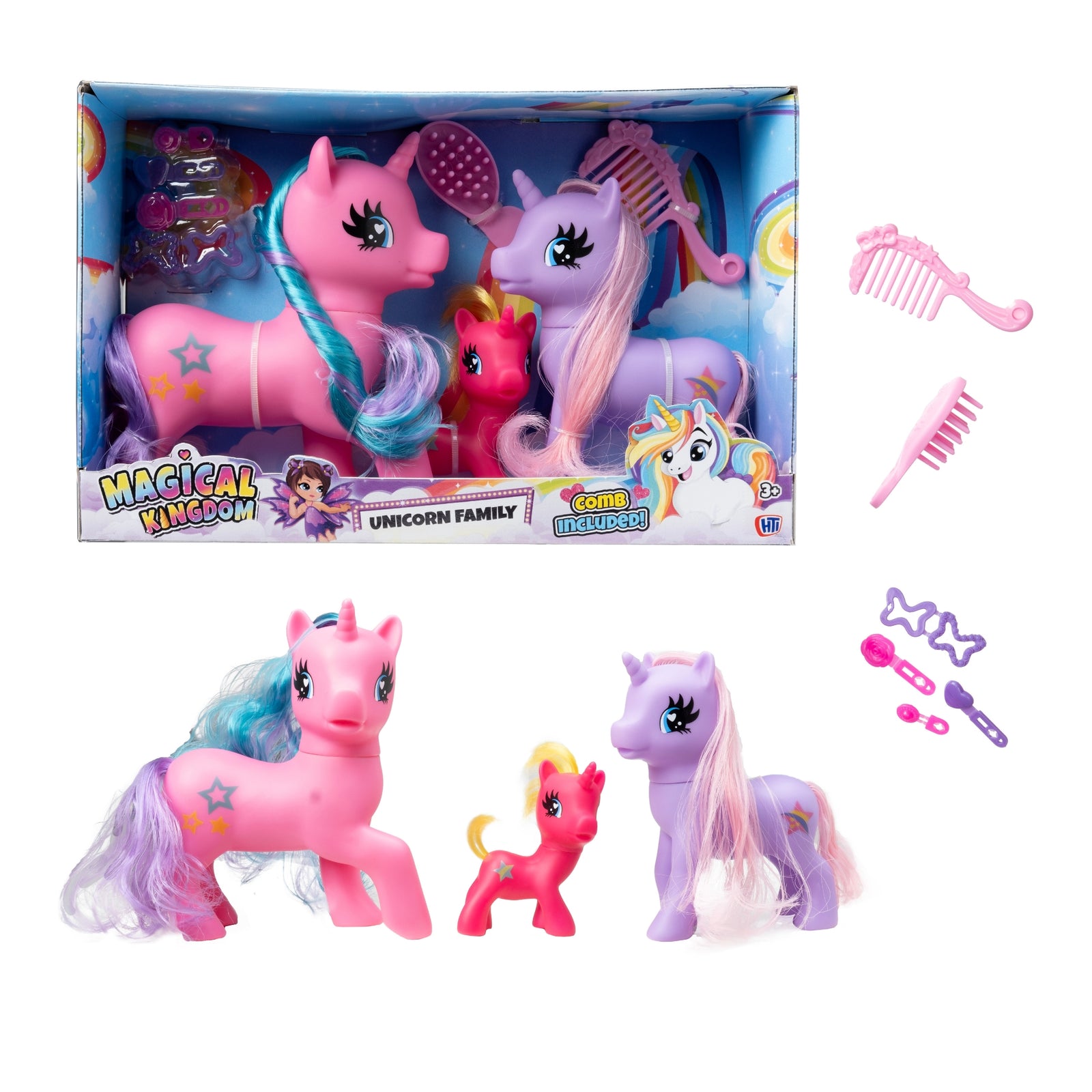 Magical Kingdom Unicorn Family Playset