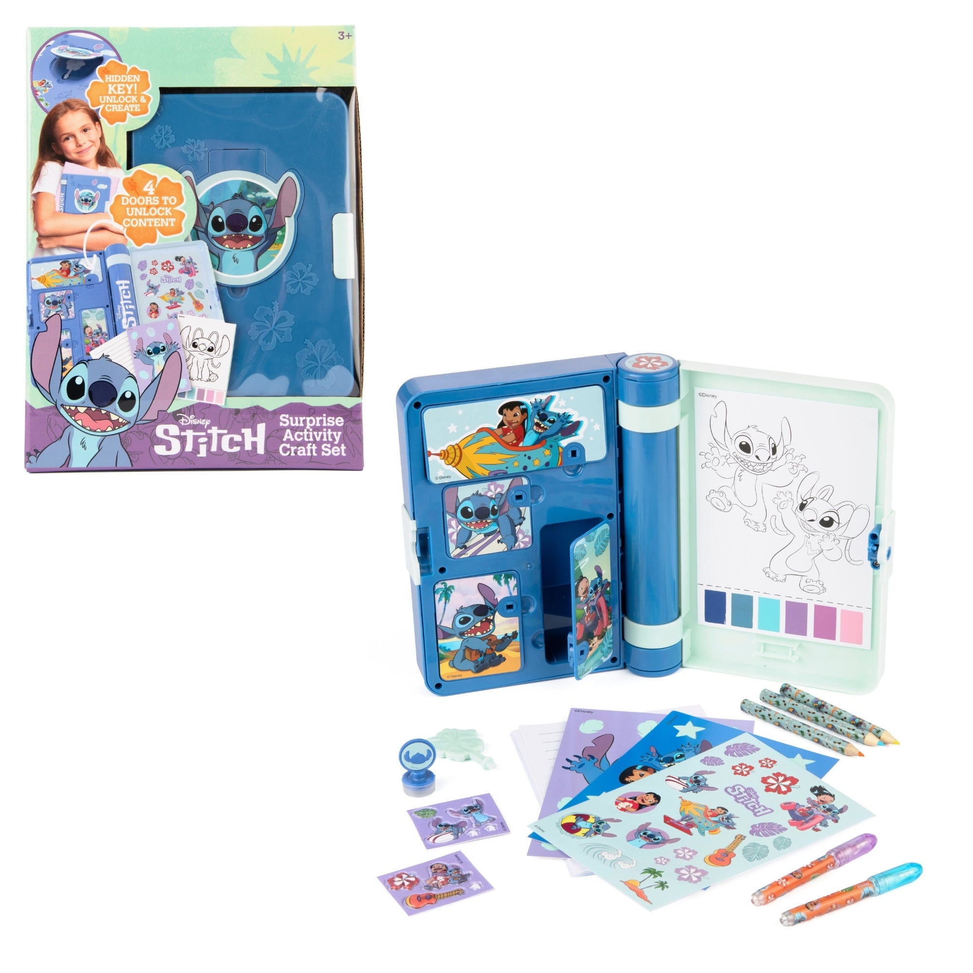 Disney Stitch Activity Craft Set for Girls – 30+ Accessories