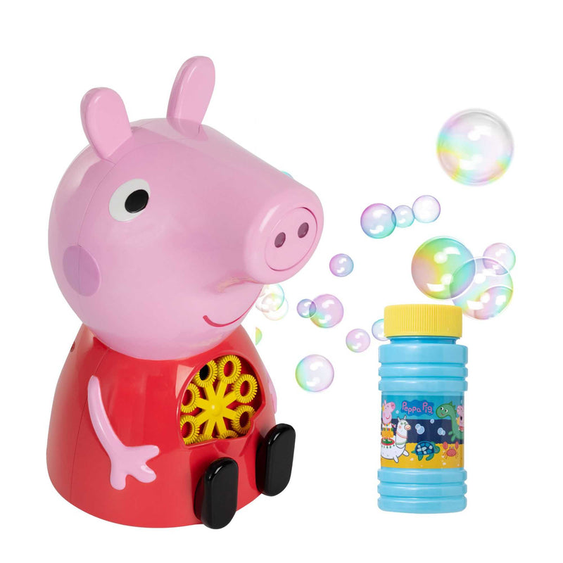 Peppa Pig Bubble Machine - Includes 118ml Bubble Solution Bubble Toys