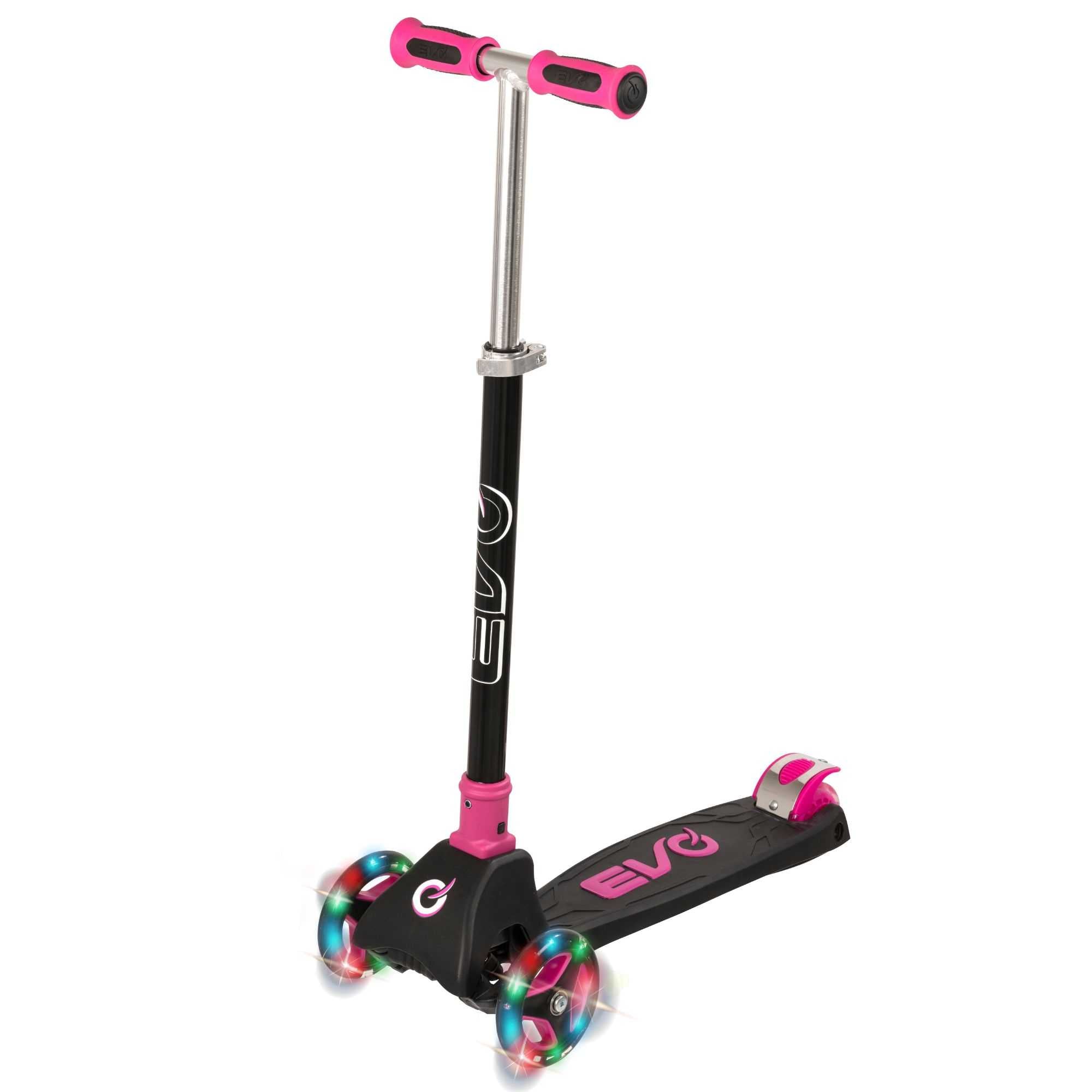 EVO Light Up Cruiser 3 Wheel Kids Scooters | Pink