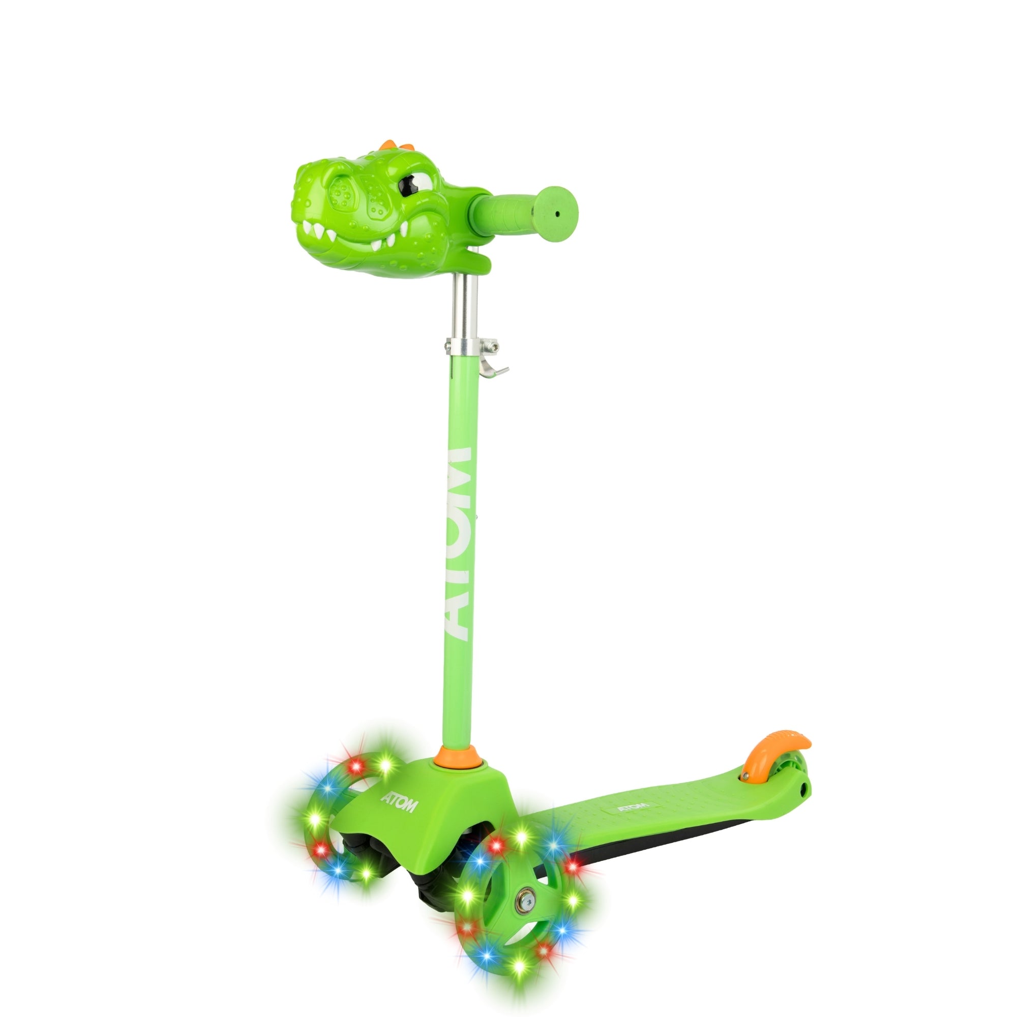 ATOM Light Up Mini Cruiser Scooter - Dinosaur Scooters