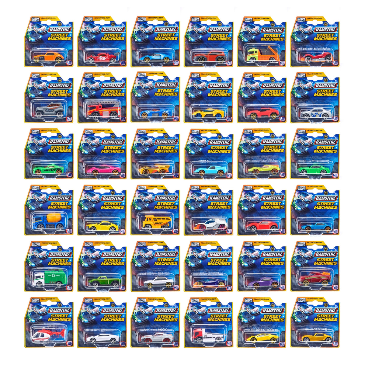 Street Machines Die Cast Cars - 36 Individually Packed Cars Cars &amp; Transporters