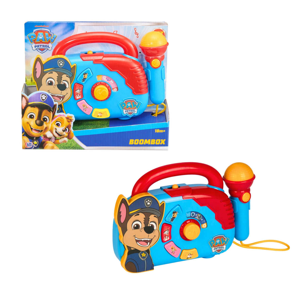Paw Patrol Boombox &amp; Microphone - Chase