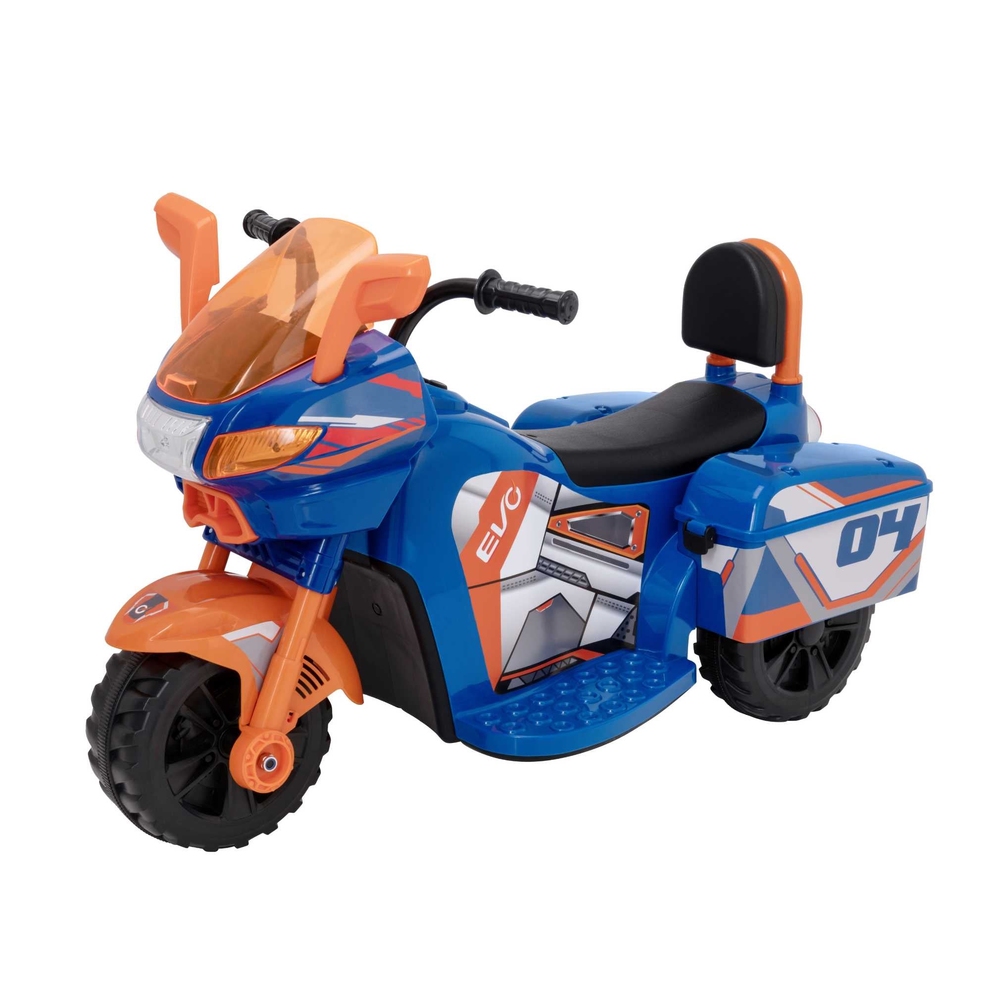 EVO 6v Kids Electric Ride-On Zoom Sports Bike - Blue Electric Ride Ons
