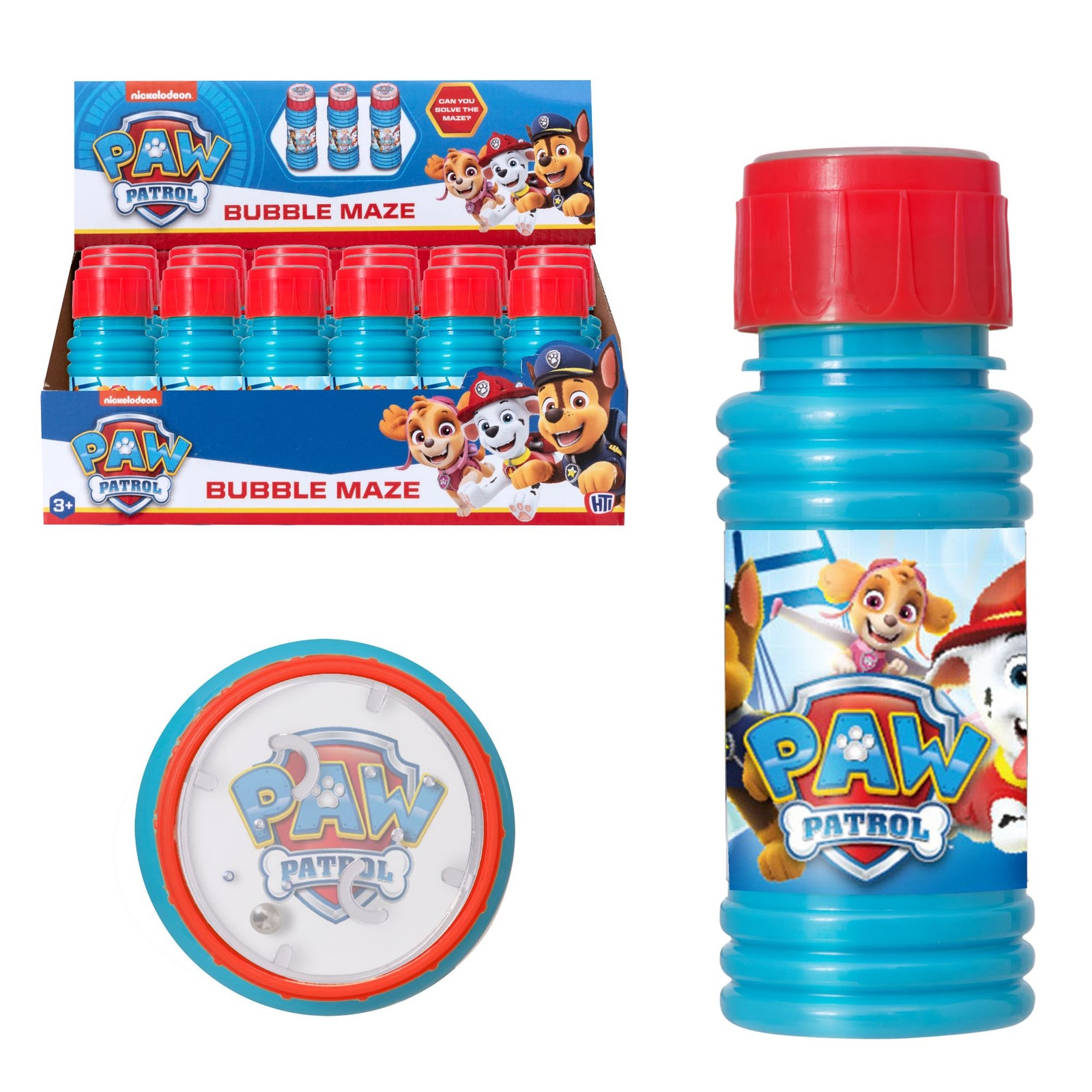 Paw Patrol Bubble 24 Multipack - 59ml, With Maze Game