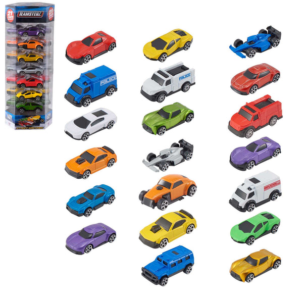 Teamsterz Metro City 5 Level Tower Garage + Street Machine 20 Toy Car