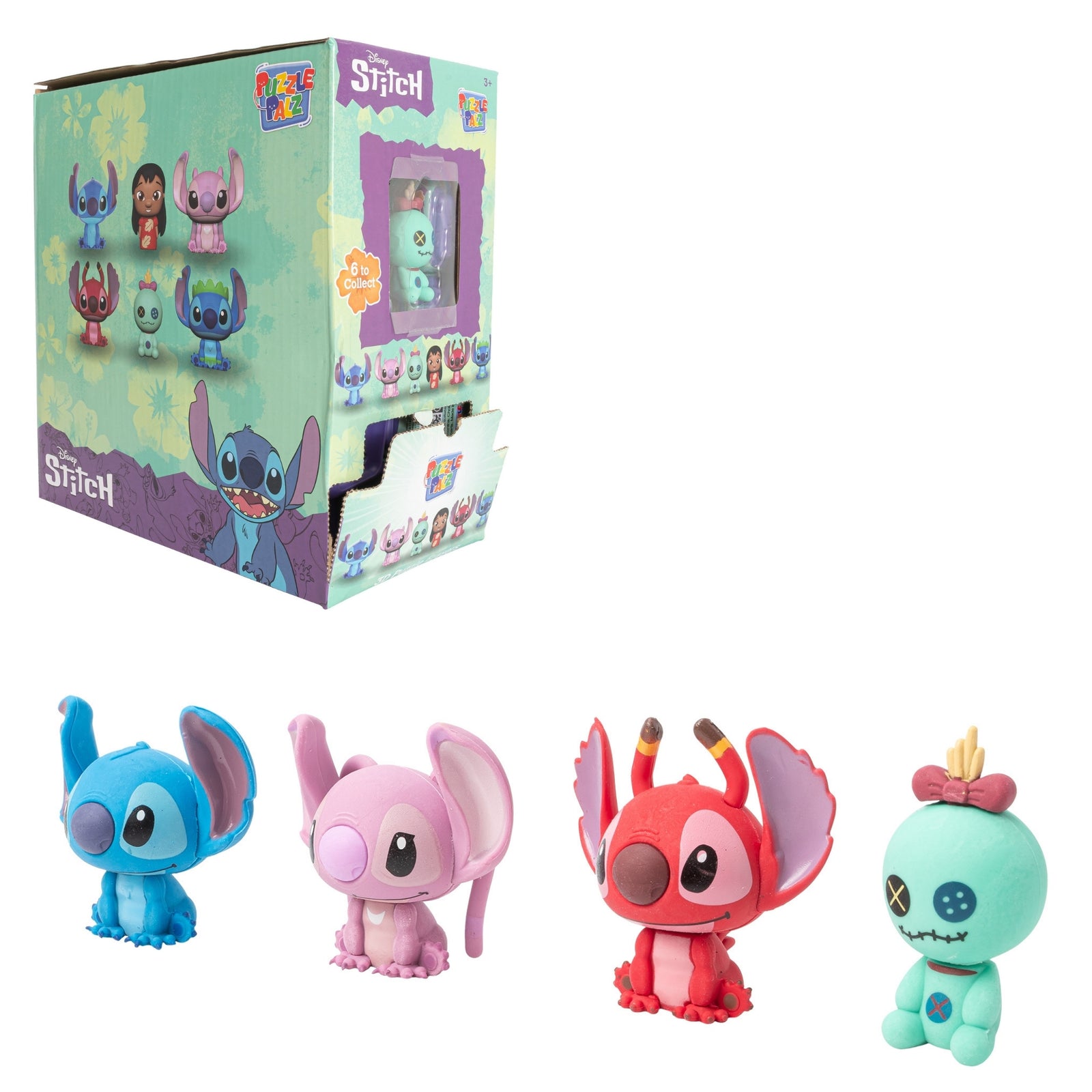 Disney Lilo & Stitch Puzzle Palz - 30 Stitch Figure Erasers