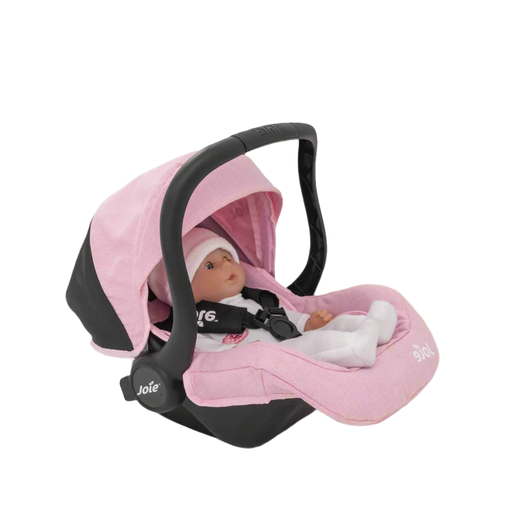 Joie I-Gemm Dolls Car Seat - Pink & Black Dolls Accessories