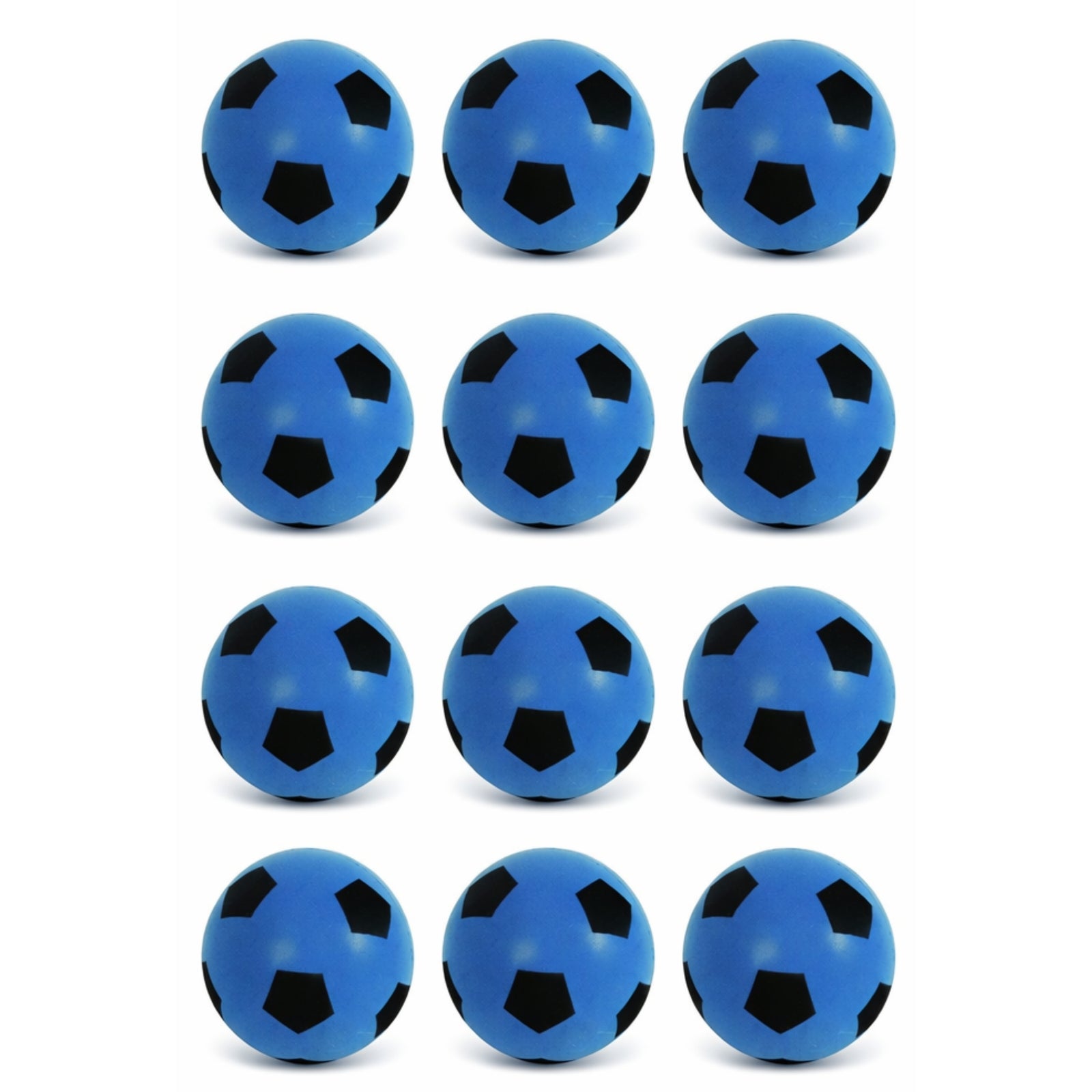 Foam Football Pack Of 12 - Blue
