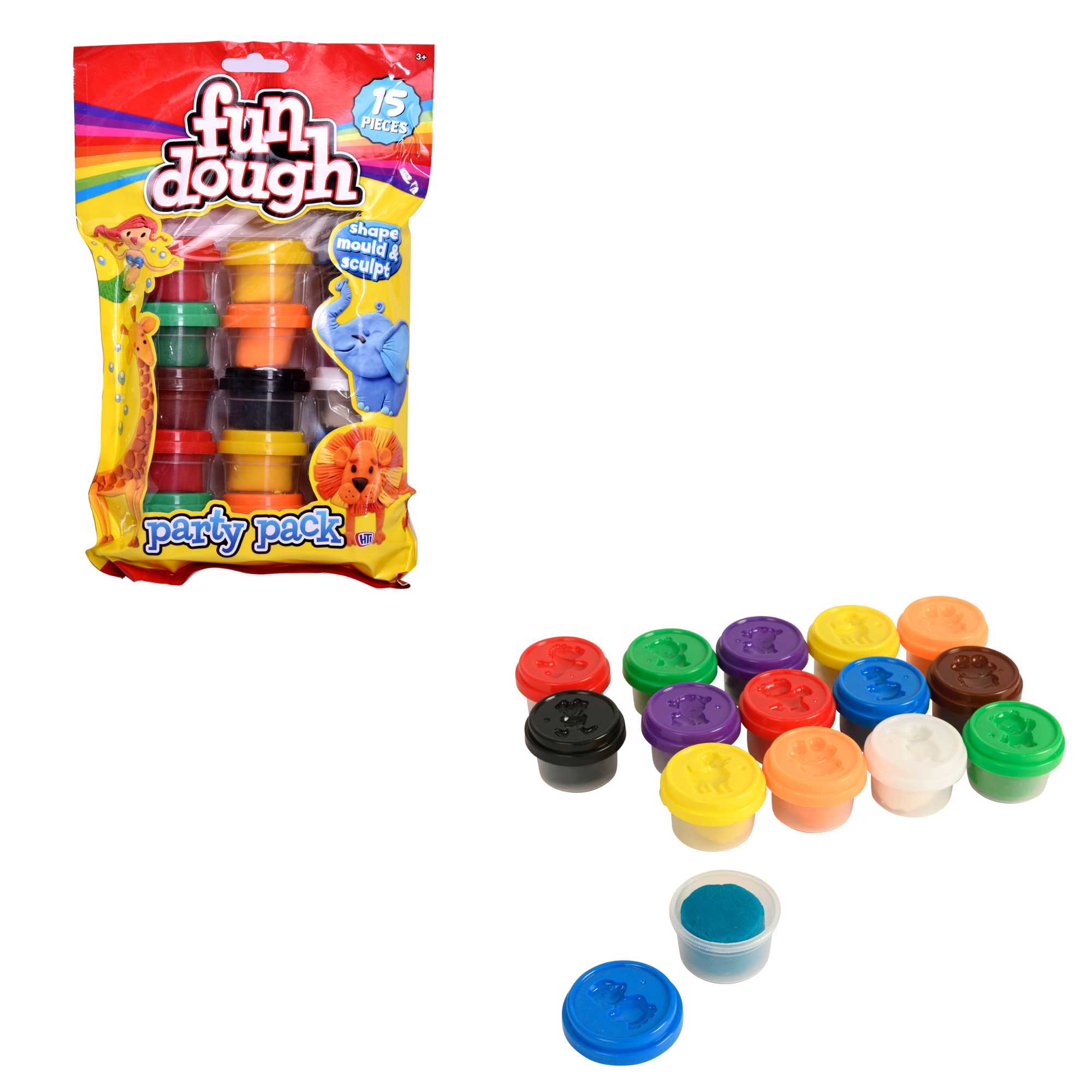 Fun Dough Scented Party Pack - 15 Included Craft Kits