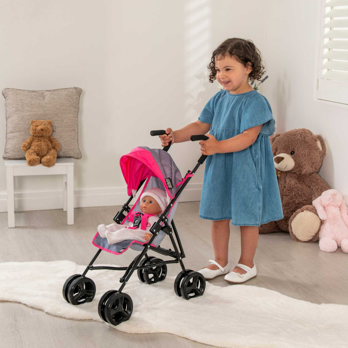Mamas &amp; Papas Junior Cruise Doll Stroller Pushchairs