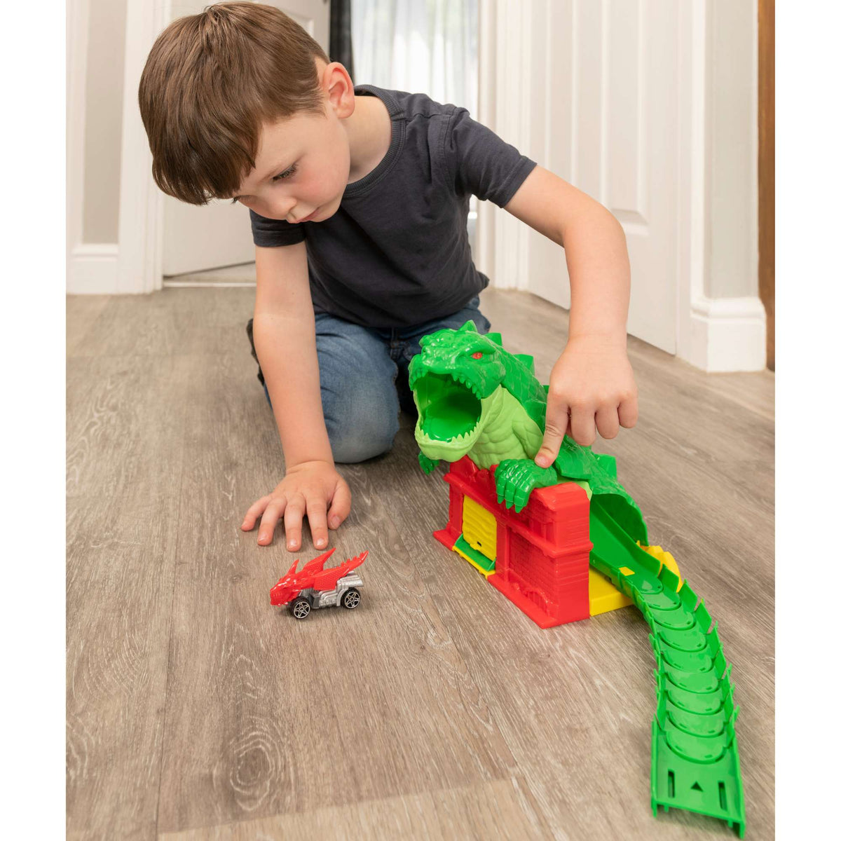 Teamsterz Reptile Rampage Car Launcher | Includes Beast Machine Car Cars &amp; Transporters