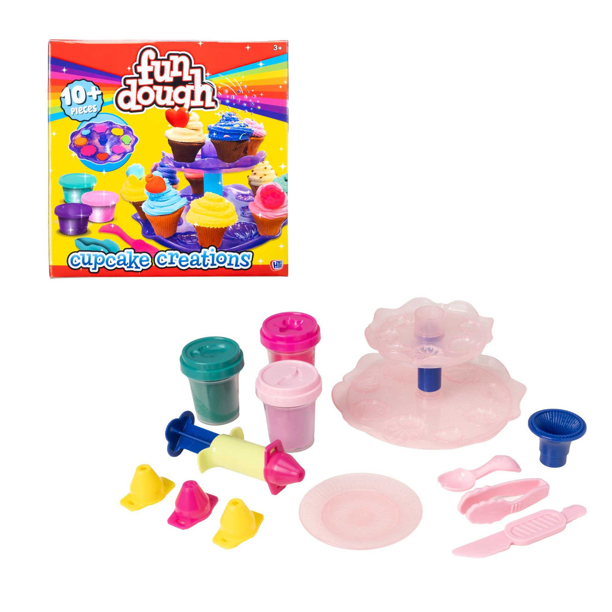 Play Doh Set, Fun Dough Cooking Playset, Modelling Clay Kits, Pretend Baking and Kitchen Toys For Kids