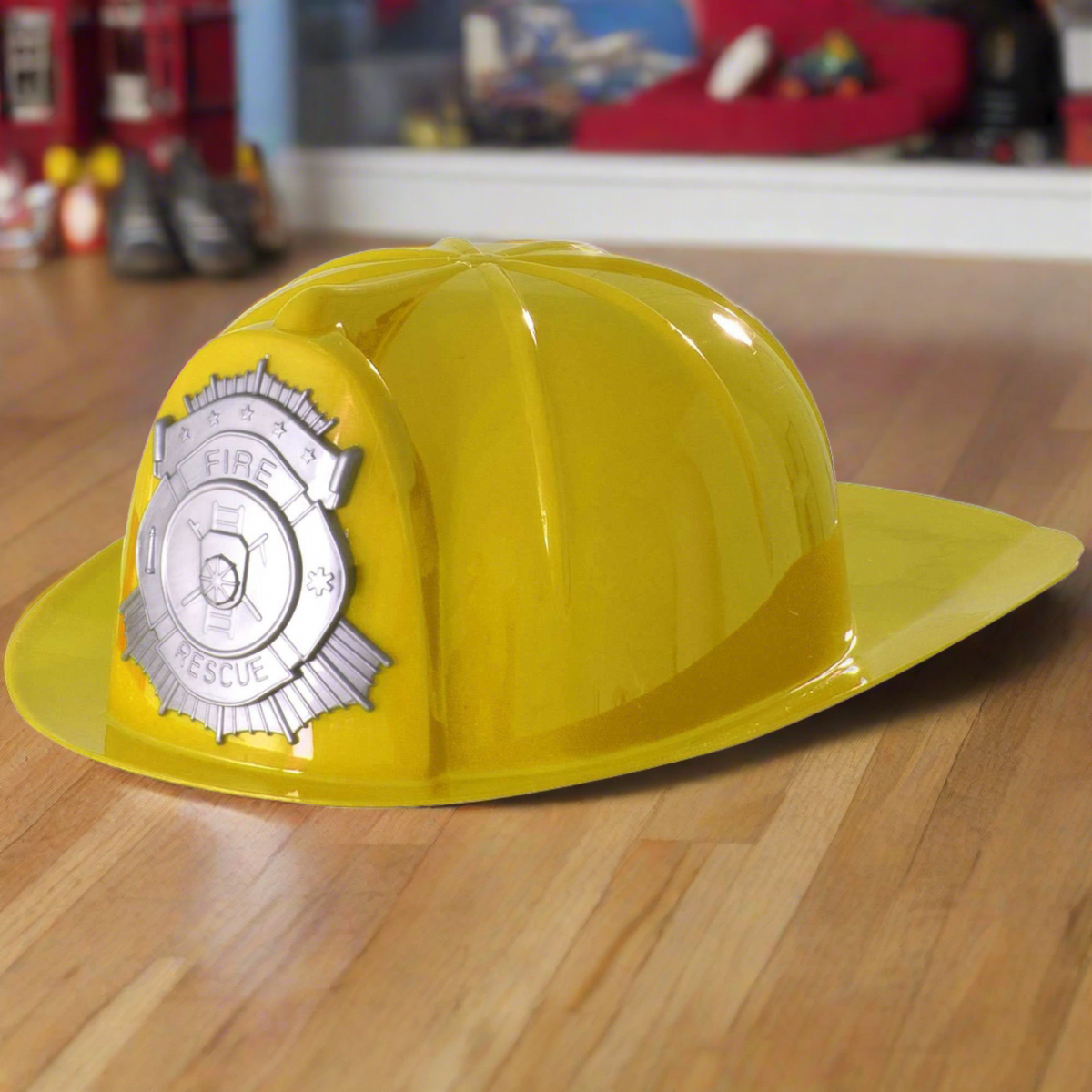 Childrens Fancy Dress Fireman Hats - Yellow