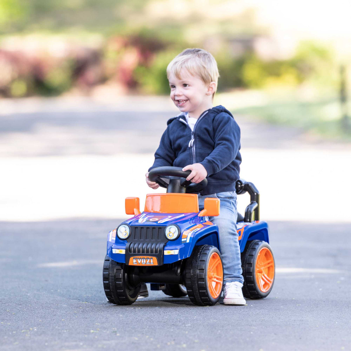 Evo 6V Kids Electric Ride On | Blue Zoom 4X4 Truck