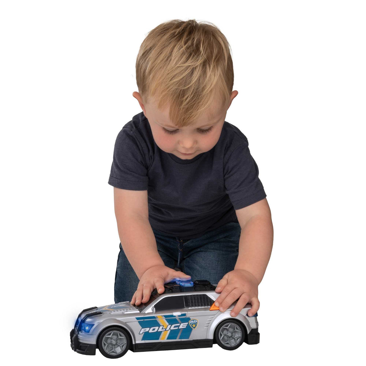 Teamsterz Mighty Machines Light &amp; Sound Police Interceptor Car Cars &amp; Transporters