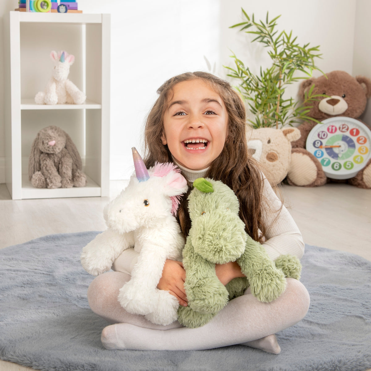 Bella &amp; Bee Soft Plush Teddy - Dino