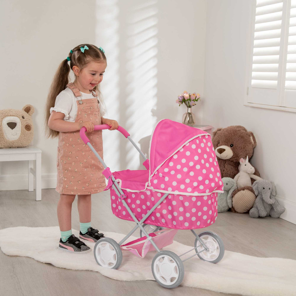 Dolly Tots Baby Dolls Pram Prams