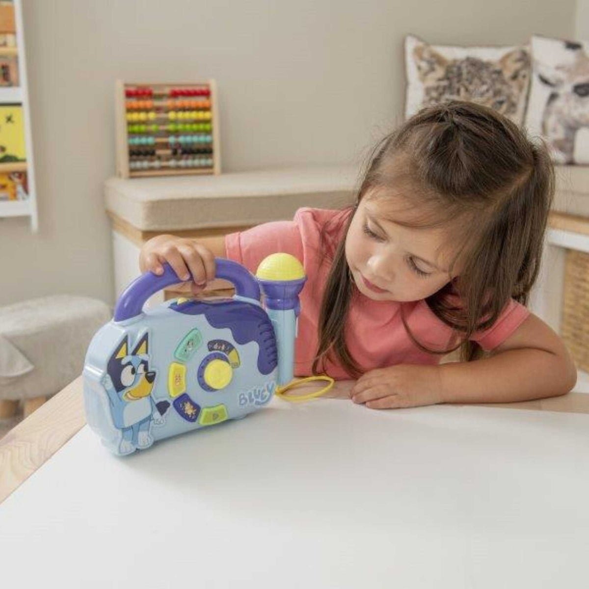 Bluey&#39;s Boombox | Includes Microphone Musical Toys
