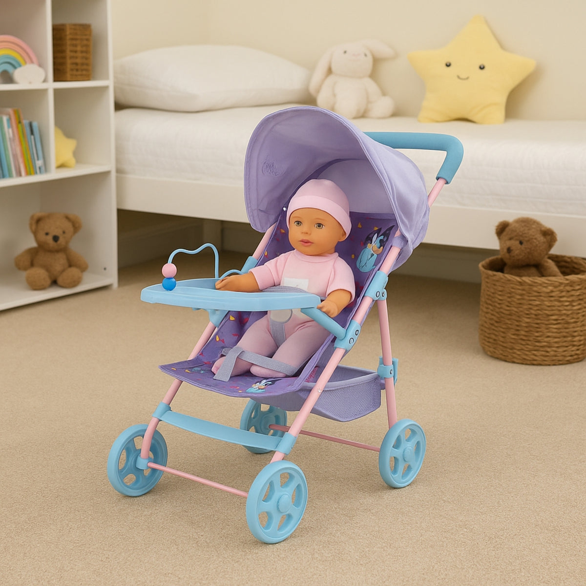 Bluey Playtime Dolls Pushchair Prams