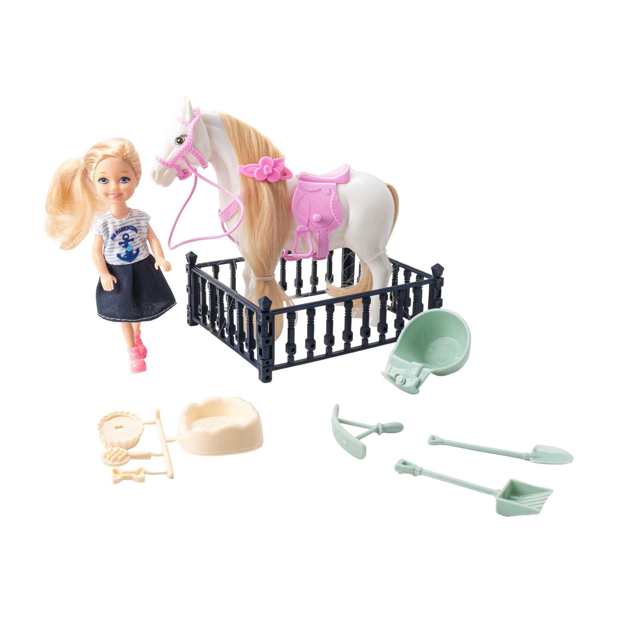 Magical Kingdom Pony Playset is perfect for imaginative play, this high-quality set encourages creativity, empathy, and social skills. Made from durable, child-safe materials, it's ideal for solo play or sharing with friends.