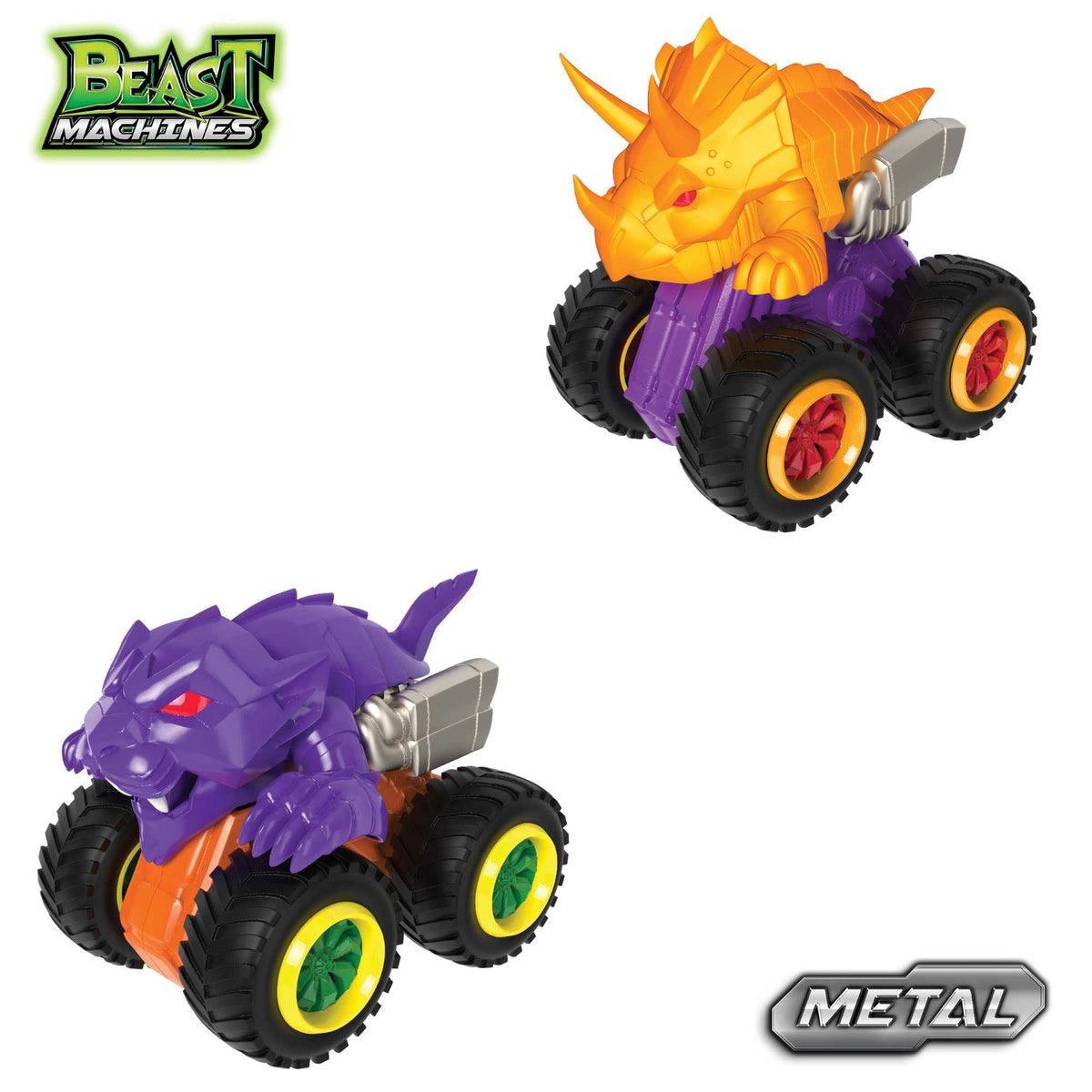 Teamsterz Monster Jaws 4 Pack Cars &amp; Transporters