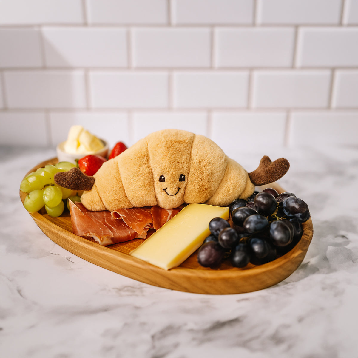 Claude Croissant Plush Toy