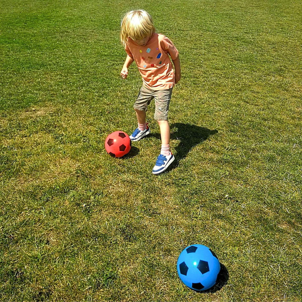 Foam Football Pack Of 12 - Blue