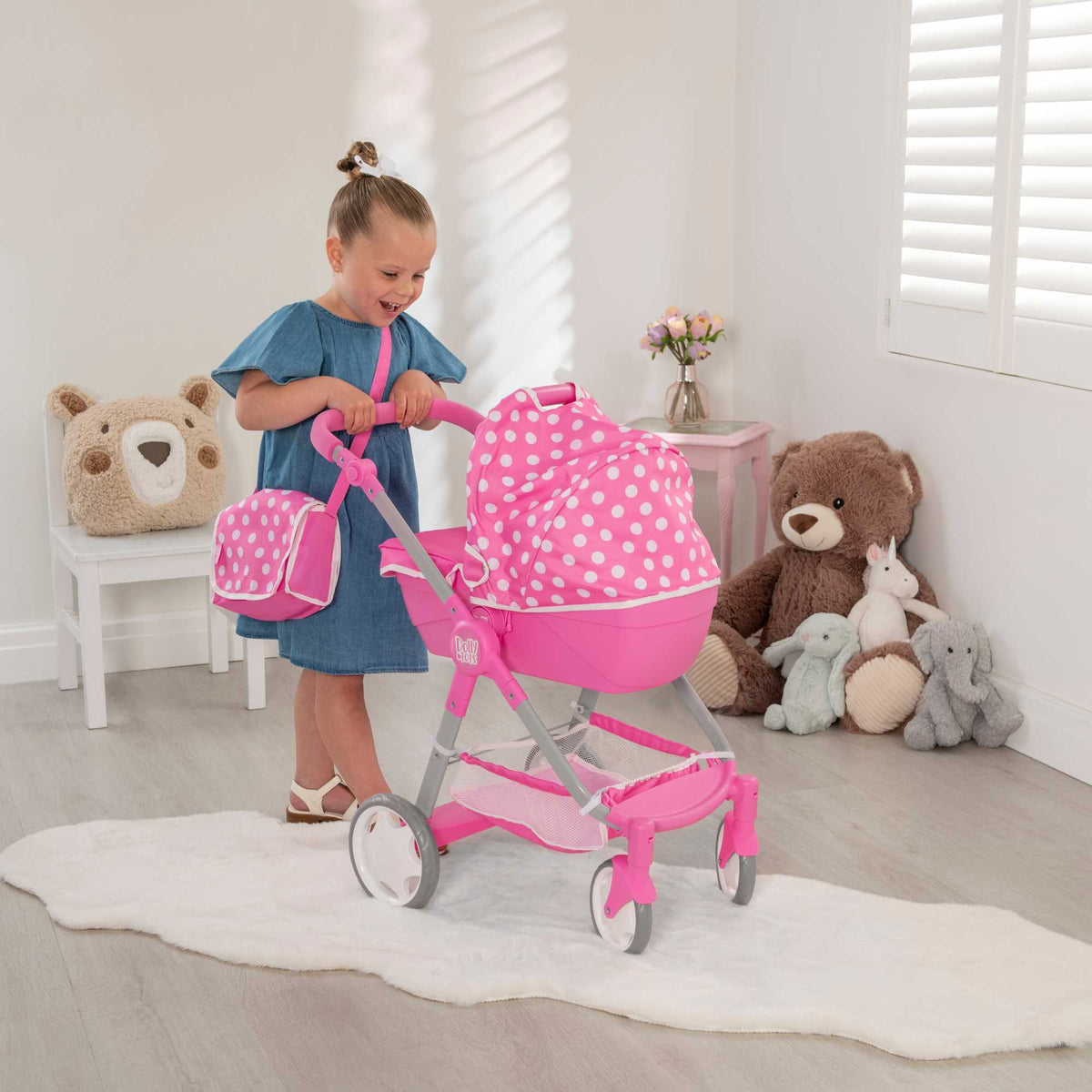 Dolly Tots Junior Roamer Dolls Pram Prams
