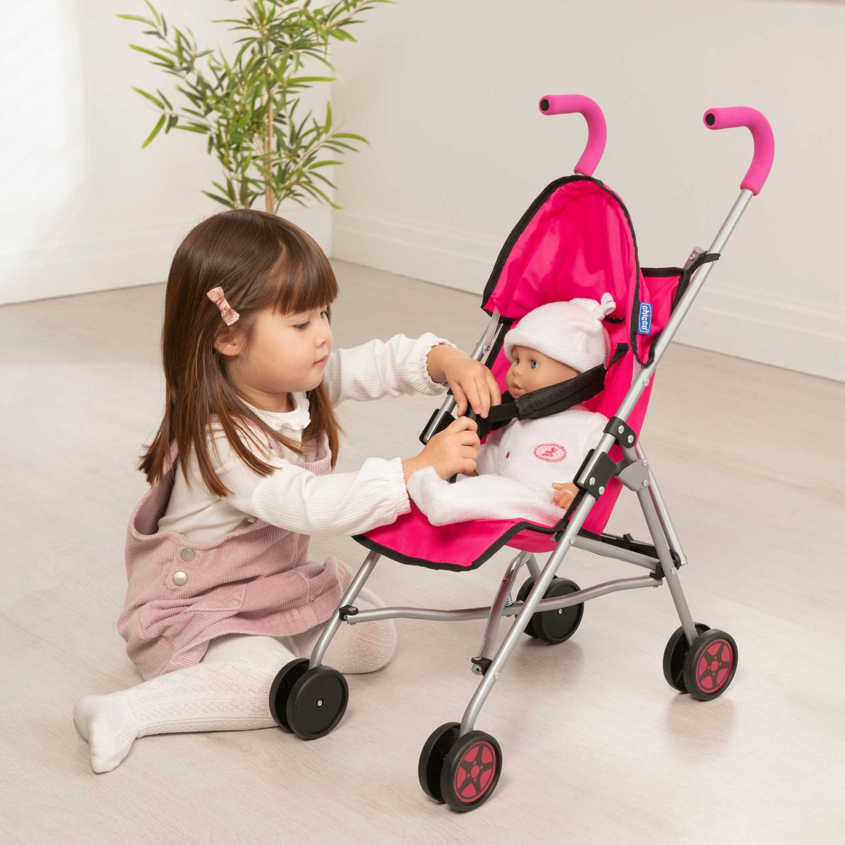 Chicco Echo Dolls Stroller - Pink Pushchairs