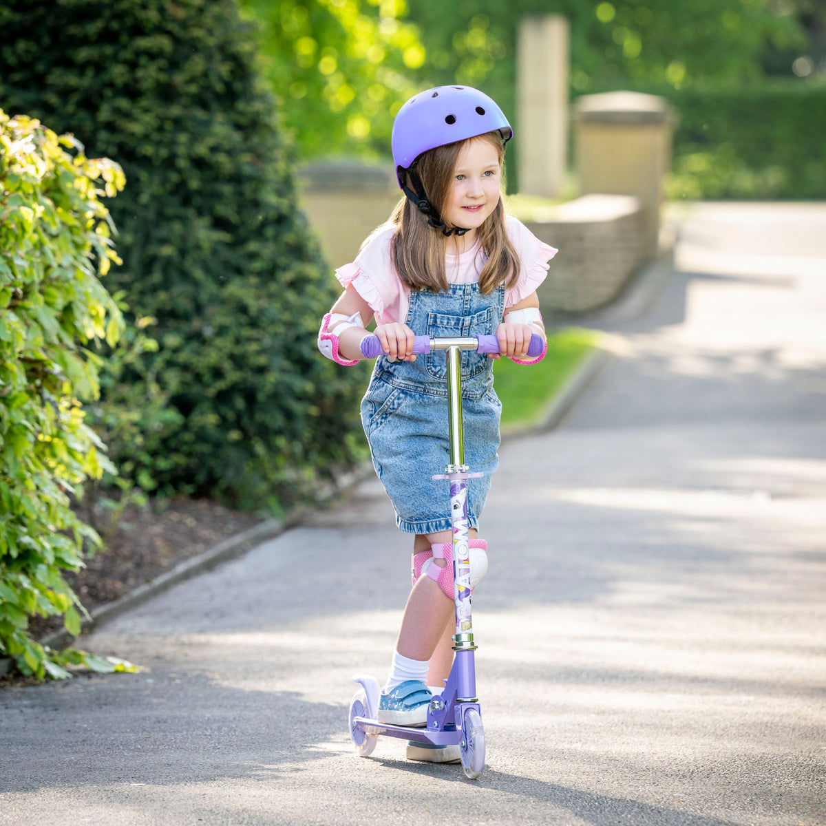 ATOM Light Up Inline Childrens Scooter - Unicorn