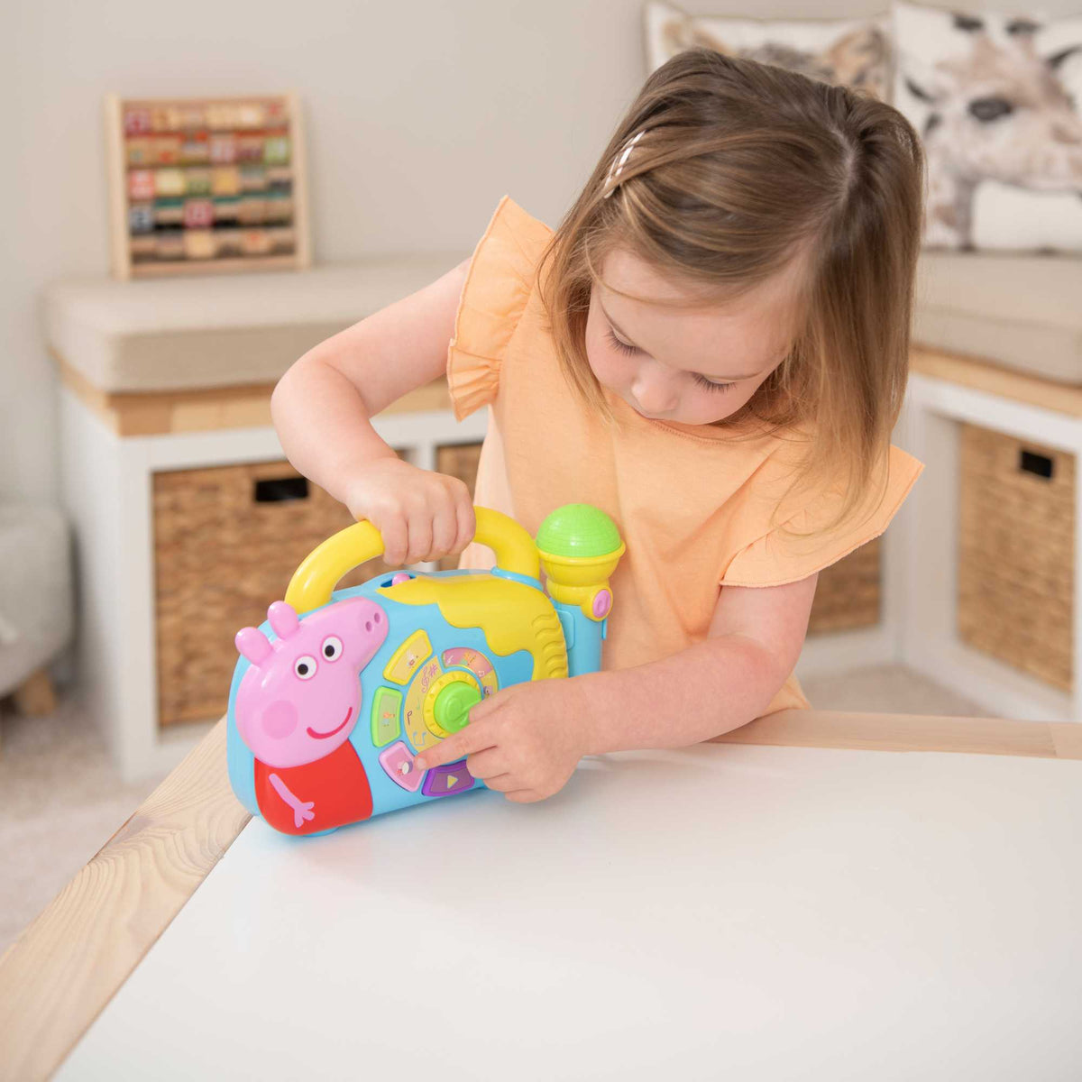 Peppa Pig Boom Box with Microphone Toy Instruments