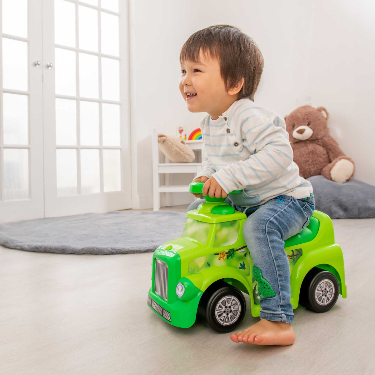 Foot-To-Floor Ride-On, Dinosaur Toys, Toddler Scooter, Toddler Ride-On, Push Toys, Walking Toys