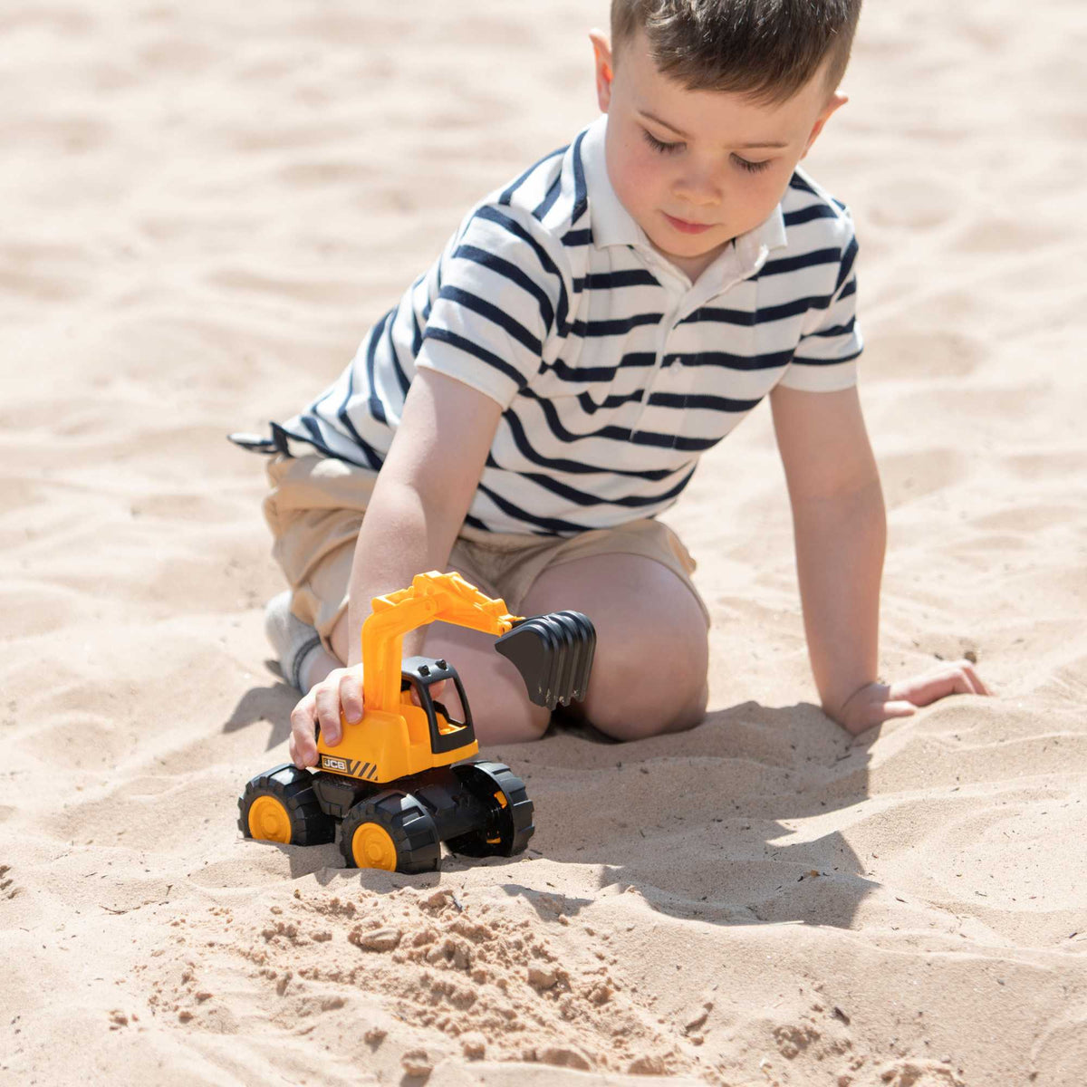 Teamsterz JCB 7&quot; Excavator Construction Truck Construction Vehicles