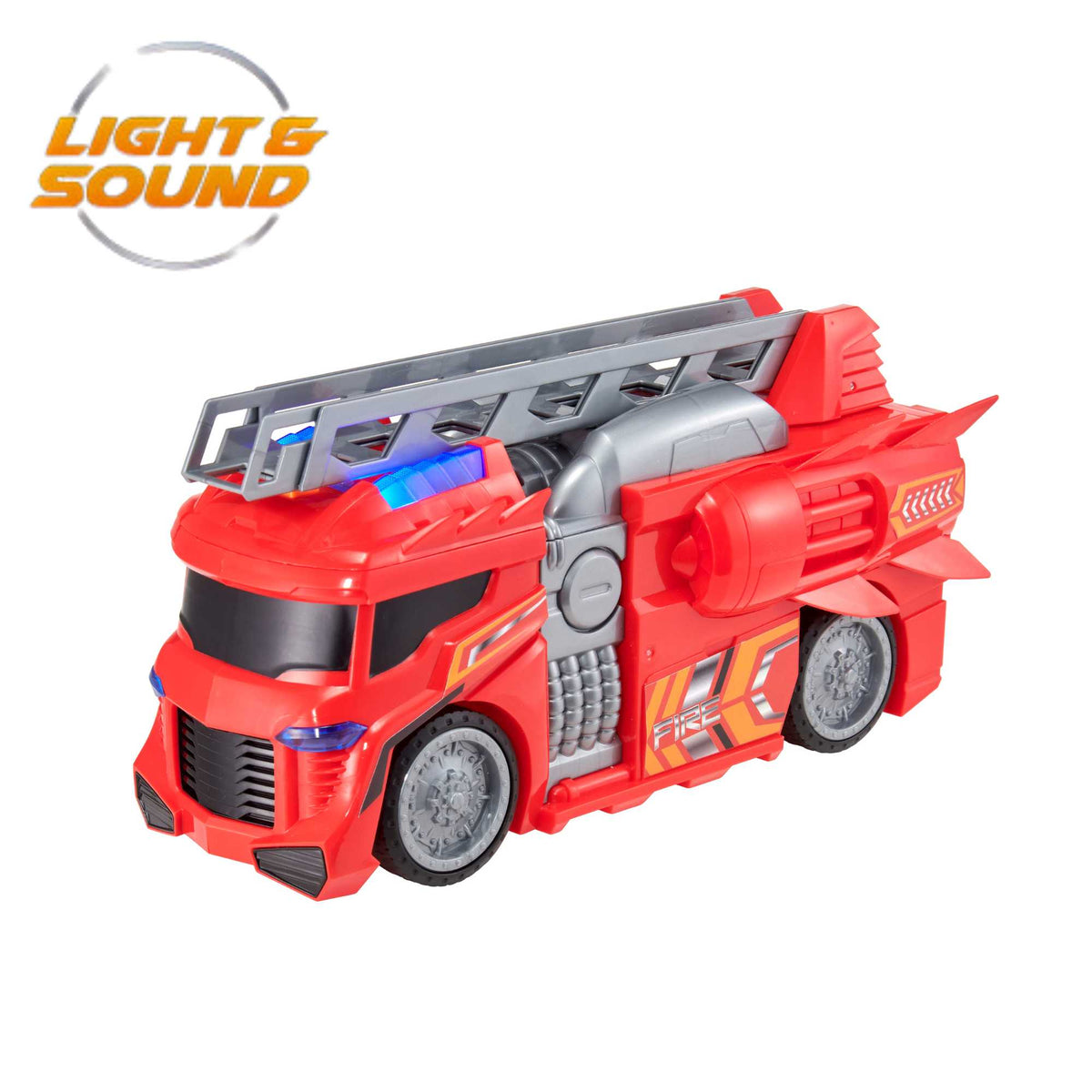 Teamsterz Mean Machines Light And Sound Fire Engine