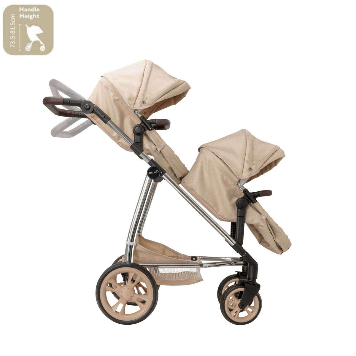 Celuna Premium Twin Dolls Travel System - versatile doll stroller with 9 play patterns, perfect for twins, stylish and durable design