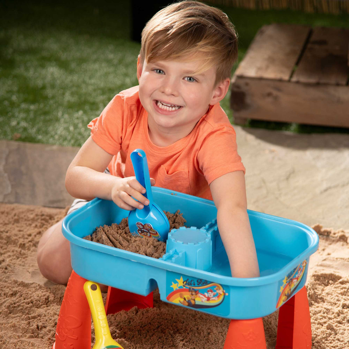 Paw Patrol Sand &amp; Water Tablet - Includes Spade, Rake &amp; Sand Moulds Sand &amp; Water Play