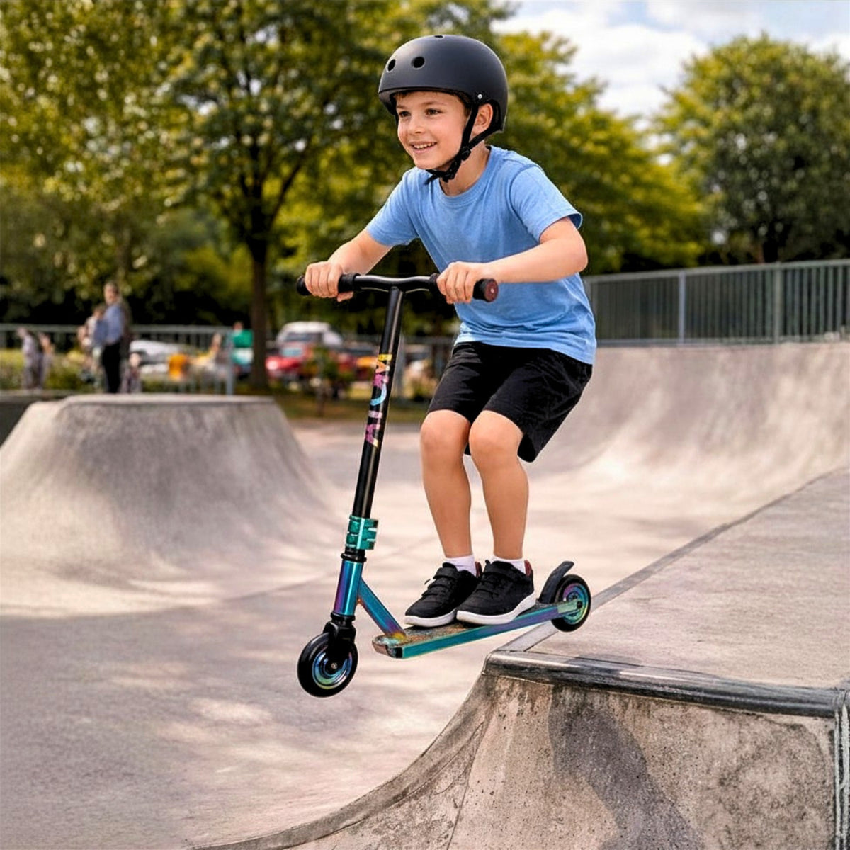 ATOM Neo Frenzy Stunt Scooter - Neochrome