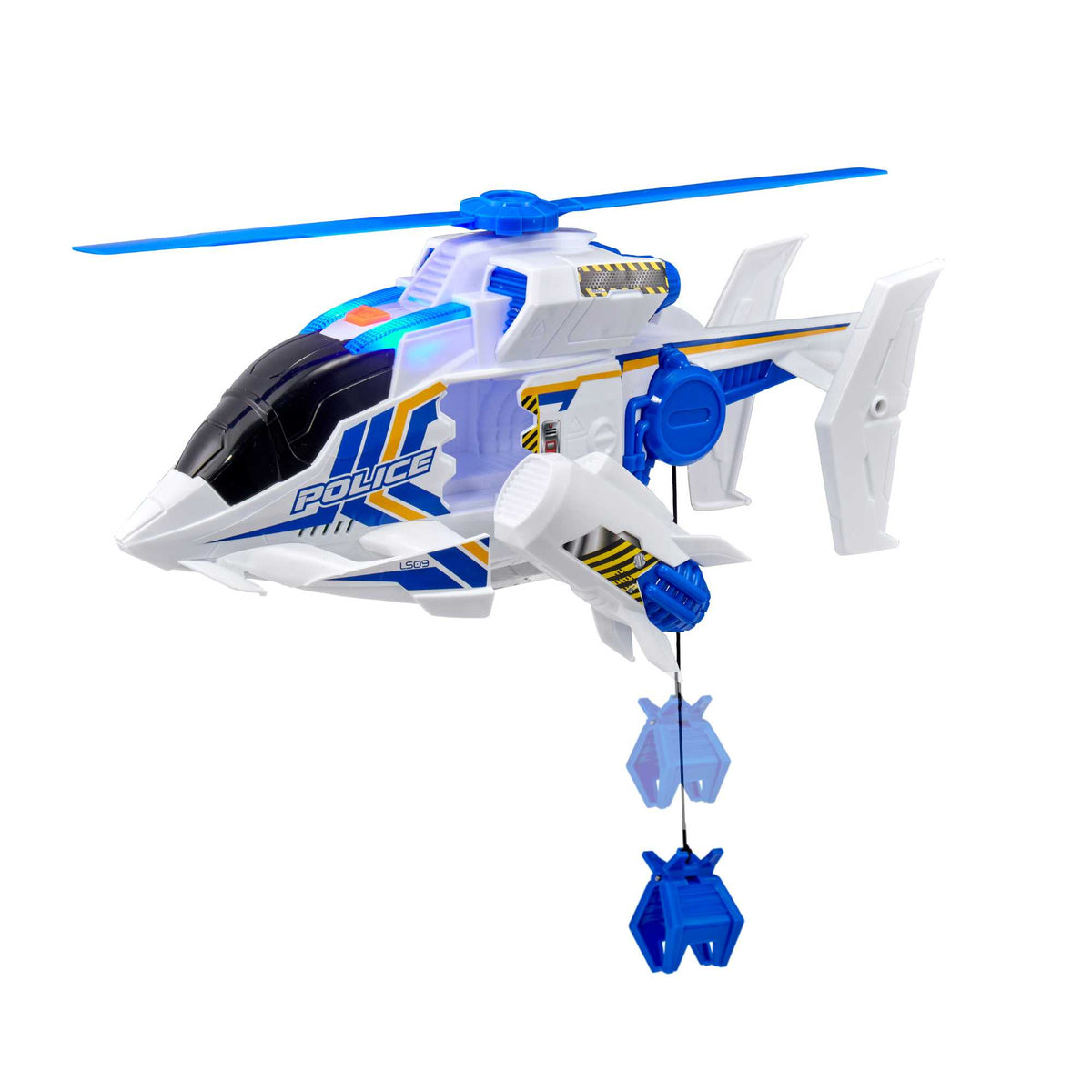 Teamsterz Mean Machine Lights &amp; Sounds Police Rescue Helicopter Helicopters &amp; Planes